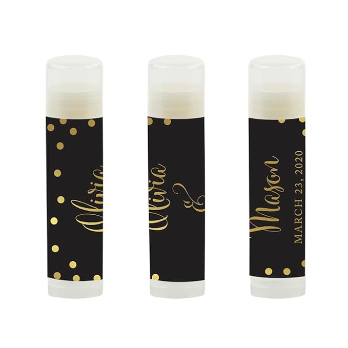 Andaz Press Personalized Bridal Shower Bachelorette Black,