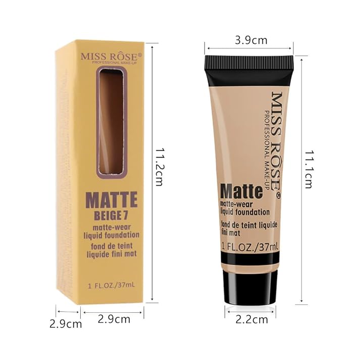 2 Pack Liquid Foundation Cream for Face Makeup,Durable