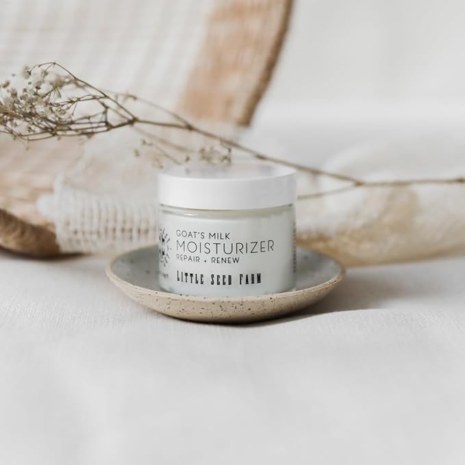 Little Seed Farm Goat's Milk Face Moisturizer - All Natural, Organic Moisturizer Face Cream - 2.0 Ounce