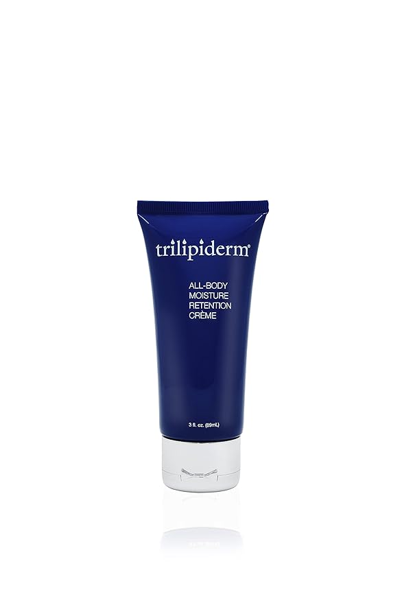 Trilipiderm All-Body Moisture Retention Crème – Plant-Based All-Day Lightweight Hydration for Body and Face, Meadowfoam, Lipid Replacement, Travel-Size TSA-Approved 3 Ounce Tube