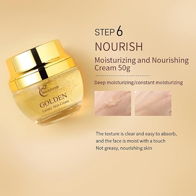 Snail Mucin Facial Skincare Kit for Women, Suitable for All Skin Types - Deep Moisturizing & Nourishing with Collagen, Ideal Gift - Skin Care Set