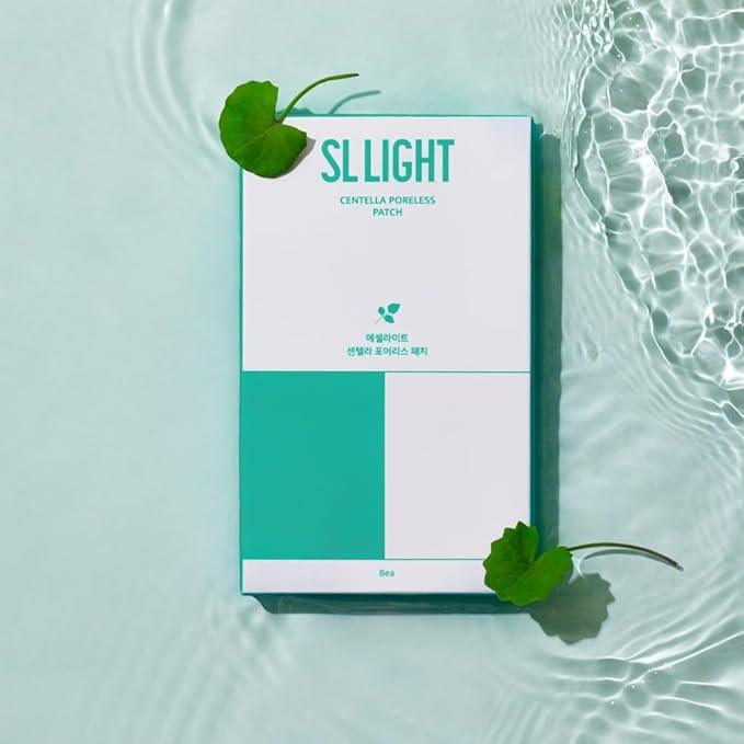 Centella Poreless Patches (1 Box, 8ea) | Hydrocolloid Nose Pore Patch for Blackhead Removal | Calming Facial Patch with Centella Asiatica for Nose Area | Sebum Control | Korean Skincare