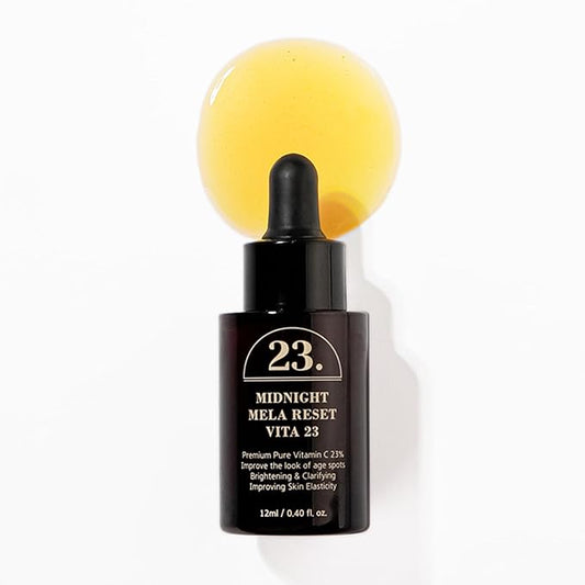 PONGDANG Midnight Mela Reset Vita 23 | 23% Highly Concentrated Liposomal Vitamin C Serum | Maximum Strength Dark Spot Remover for Face | Korean Skin Care