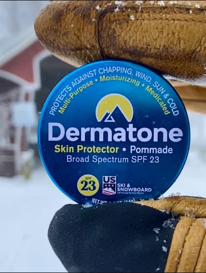 Dermatone Skin Protector Balm | Classic Tin 2-Pack | All Year Long Skin Protection | Moisturizing | Heals & Repairs | SPF23 | Ski Balm | Advanced Skin Therapy, 0.5 oz