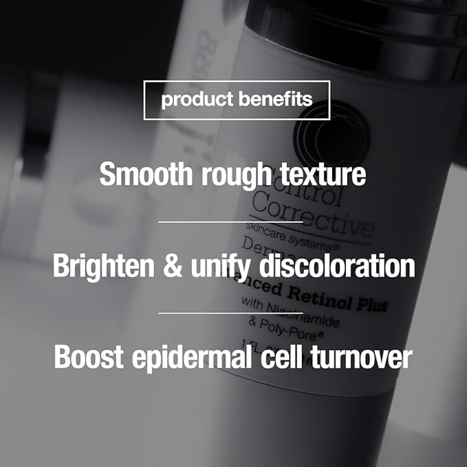 CONTROL CORRECTIVE Advanced Retinol Plus with Niacinamide and Poly-Pore, Minimizes Wrinkles, Revitalizes Dull Skin