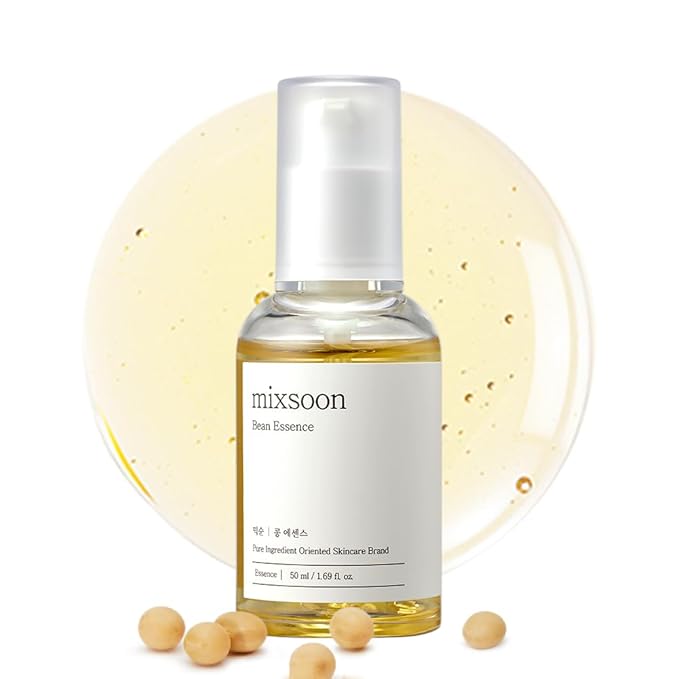 mixsoon Bean Essence Exfoliating Hydrating Korean Skin Care Glass skin Hyaluronic Acid Serum 1.69 Fl Oz (Pack of 1)
