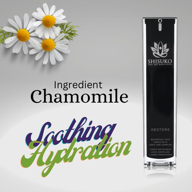 Shisuko Restore a luxurious emollient for complete hydration. Fine line eraser. Optimized for dry, normal and sensitive skin. Formulated with Vitamin E and Magnesium 1.35 oz