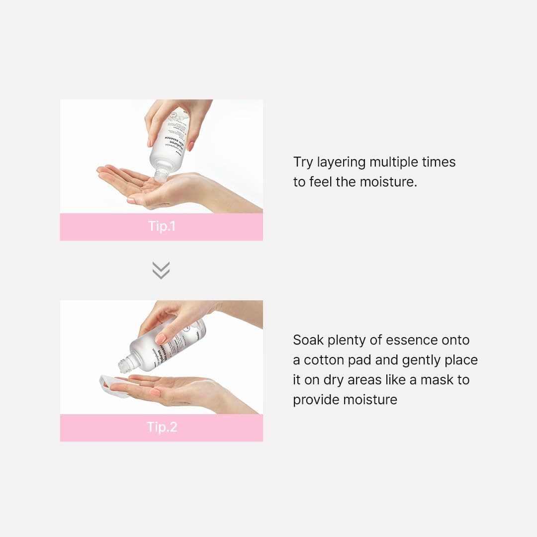 Hanskin Hyaluron Skin Essence, Hydrating Facial Astringent Toner for Dry, Dull, Sensitive Skin - Hyaluronic Acid Collagen Moisturizing Purifying Paraben-Free Korean Skincare [5.07 fl. oz.]