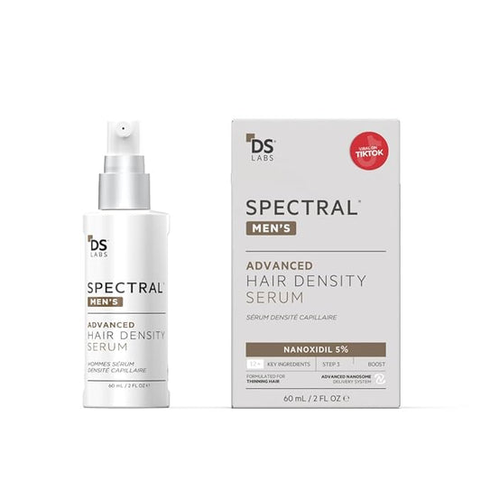 DS Labs Spectral Men's Formally Spectral.DNC-N - Hair Density Serum, Strengthening, Thickening, Minimize Shedding, Color Safe, 60mL, Packaging May Vary