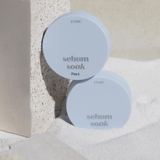 ETUDE Sebum Soak Pact (23AD) | Facial Oil | K-Beauty