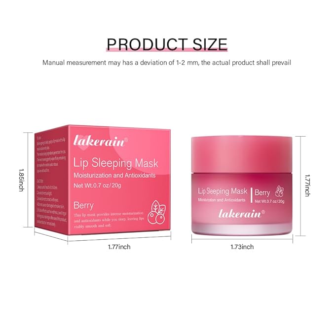 Lip Sleeping Mask, Lip Mask With Oz.(02#berry)