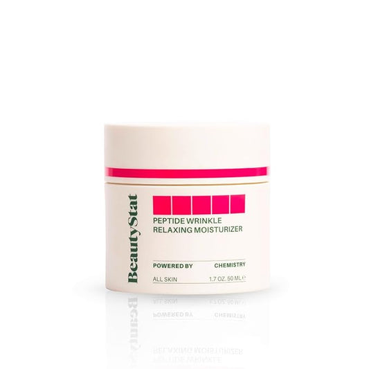 BeautyStat Cosmetics Women's Peptide Wrinkle Relaxing Moisturizer, multicoloured, 1.7 Ounce