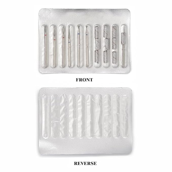 10 Piece Nail Drill Bits