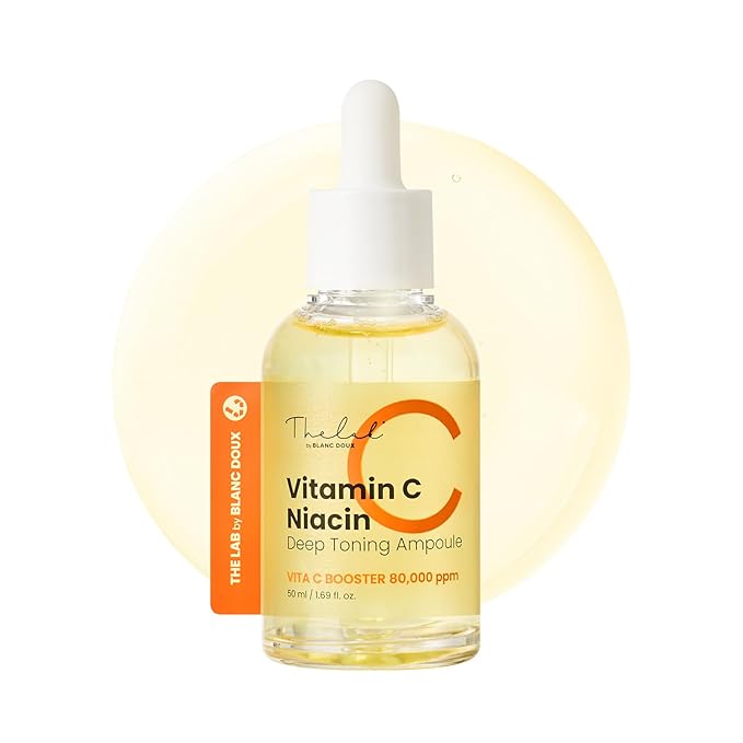 THE LAB by BLANC DOUX Vitamin C Niacin Serum | Brightening Serum with Vitamin C & Niacinamide | Lightweight Daily Toning Ampoule for Sensitive Skin | Korean Skincare