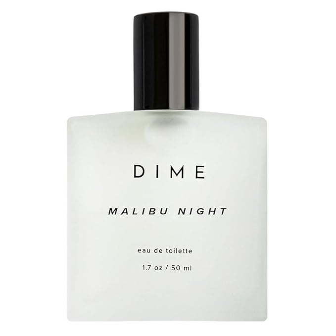 Dime Beauty Perfume Malibu Night, 1.7 oz / 50 ml - Light and Floral Musk Scent, Hypoallergenic, Clean Perfume, Eau de Toilette For Women