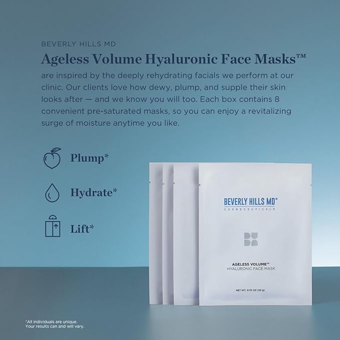 Ageless Volume Hyaluronic Face Mask- Reduce Gentle