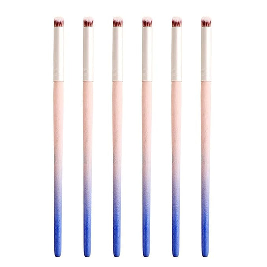 6pieces ombre nail brush wood