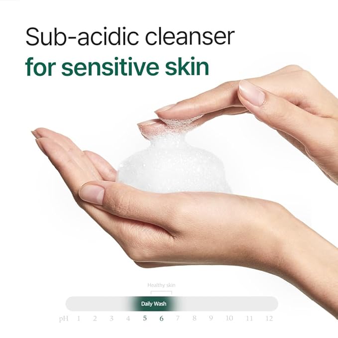 Cutem Daily Wash (10.14fl oz) - Face and Body Cleanser, Moisturizing for Sensitive Skin. Remove Makeup, Impurities. Korean Skin Care, Mildly Acidic.