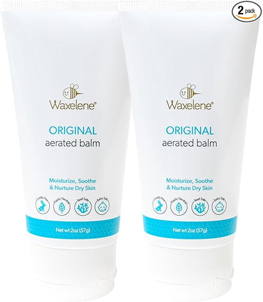 Waxelene Original Aerated Balm Travel Tube 2 Pack Saver Size