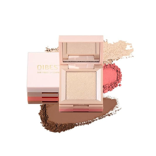 Contour and Highlight Blush Makeup Palette, Cream Bronzer,