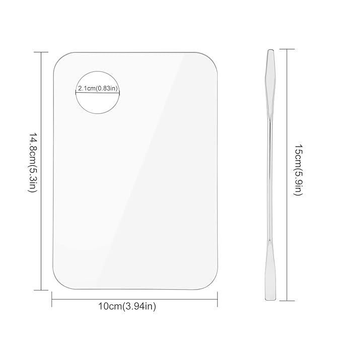 Acrylic Cosmetic Makeup Palette, Makeup Mixing Tray