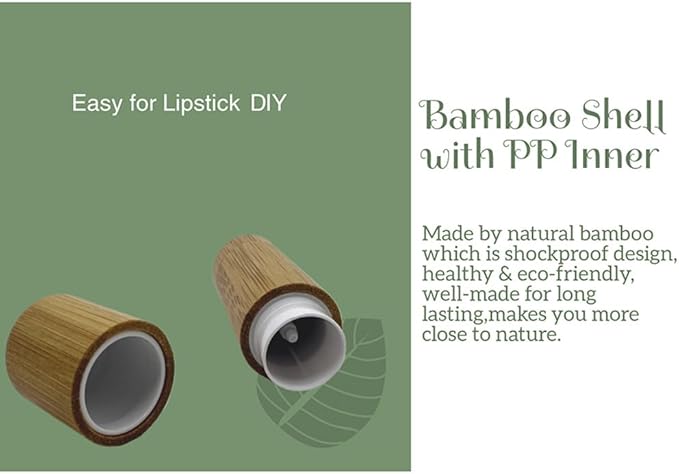 Bamboo Empty Lip Balm Containers 5.5g Samples