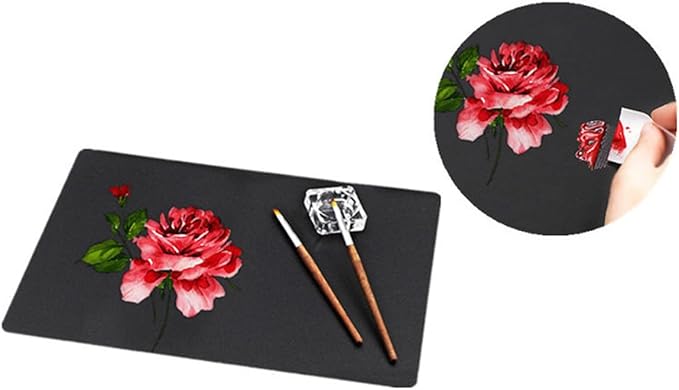 10Sheets Plastic Nail Art Palette Nail Painting Board