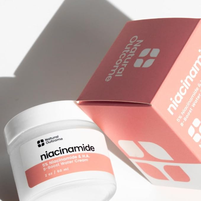 Niacinamide Moisturizer – Oil-Free Non-Comedogenic Face Moisturizer with Niacinamide, Lightweight Hydrating Cream for All Skin Types, Vegan, Organic, and Cruelty-Free Skincare