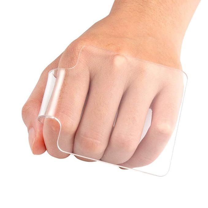 Handheld Makeup Mixing Palette, Transparent Hand Tray