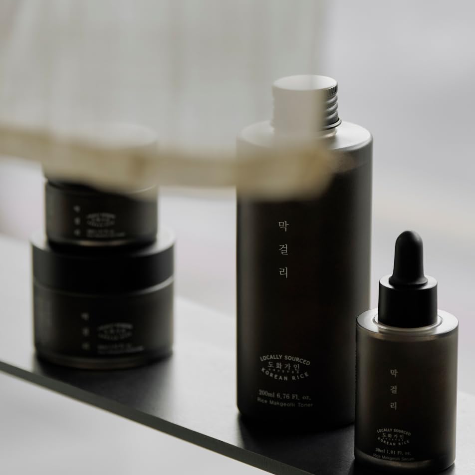 House of Dohwa Makgeolli Balance Duo – Korean Skincare Makgeolli Toner & Cream Set with Fermented Rice Wine, Lightweight Moisturizer for Daily Hydration, Gentle Routine