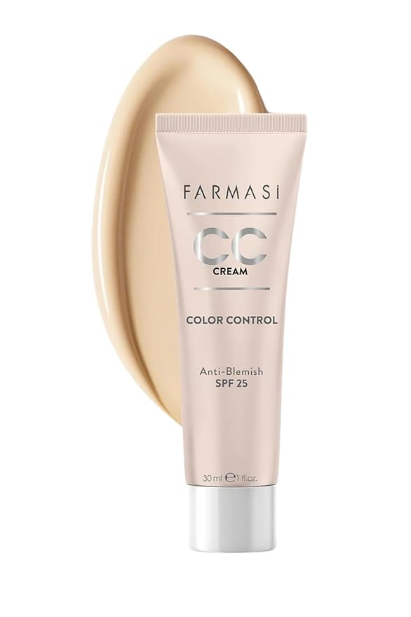 FARMASI CC Color Control Cream, Natural and Flawless to Medium
