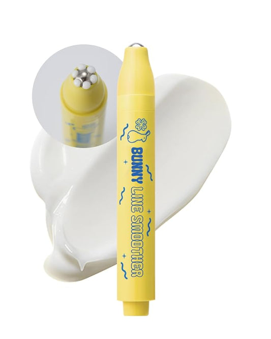 CHASIN' RABBITS Bunny Line Smoother Eye Cream Roller, 0.5 Fl Oz, Eye Cream with Surgical Steel Ball Rolling Stick, Eye Roller for Wrinkles, Dark Circles and Under Eye Bags, Vegan, Korean Skin Care