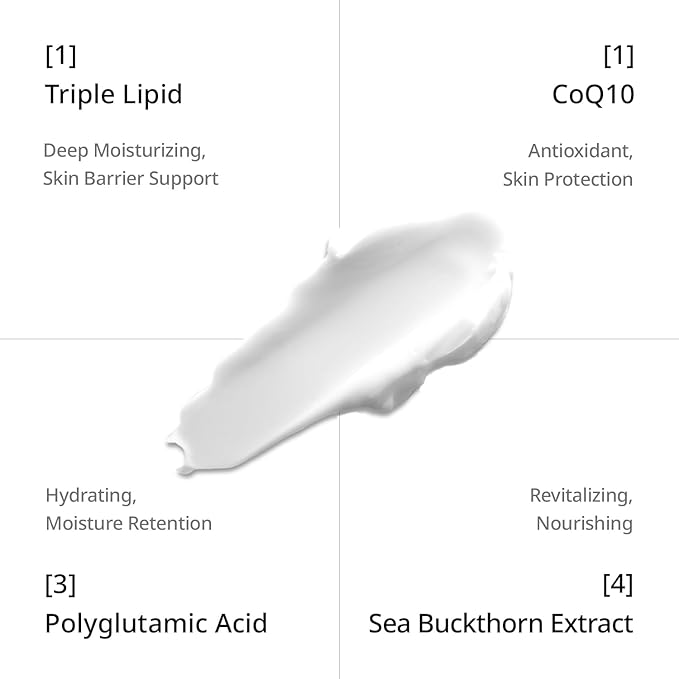 depology Triple Lipid+Q10 Facial Moisturizer | Daily Face Cream with Ceramides and Niacinamide for All Skin Types | Hydrating Face Moisturizer Targets Signs of Skin Stress | 1.69 fl oz