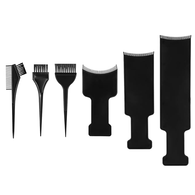 6 Pcs Balayage Board Black