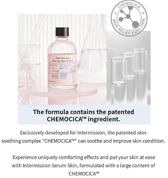 Intermission Rest-up Serum Skin 6.76 fl oz｜K-beauty｜Skin Flooding｜Skin HIIT｜Hyaluronic acid Moisturizing｜Skinimalism｜CleanBeauty｜Dermatology｜Peptid, Pink