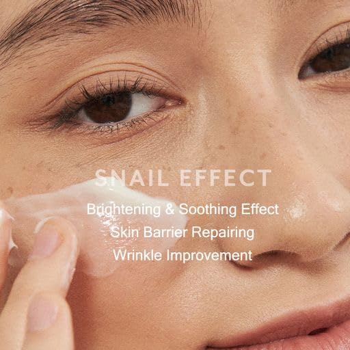 MIZON All-in-One Snail Repair Cream Korean Face Moisturizer with Snail Mucin 12 Natural Extracts Hydrating Nourishing Cream for Fine Lines Wrinkles & Blemish Care (2.53 Fl Oz Pack of 2)