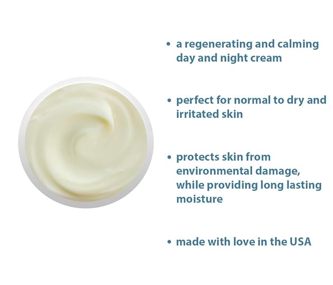 Raya Revitalizing Cream (307) | Moisturizing, Regenerating, and Calming Facial Day and Night Cream for Dry and Irritated Skin | Nourishes and Helps Reduce Fine Lines and Wrinkles