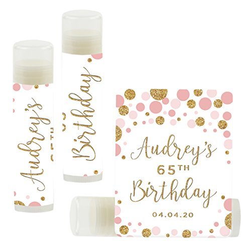 Andaz Press Personalized Milestone Birthday Party Glitter