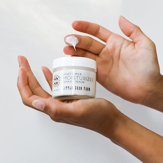 Little Seed Farm Goat's Milk Face Moisturizer - All Natural, Organic Moisturizer Face Cream - 2.0 Ounce