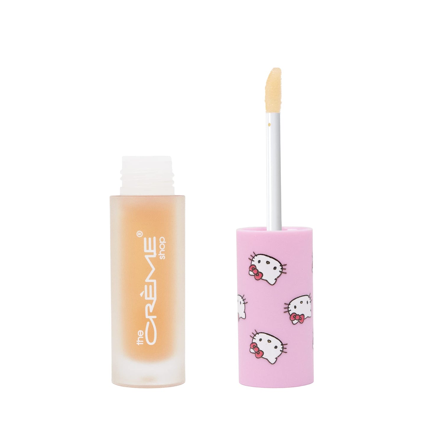 The Crème Shop x Hello Kitty | Kawaii Kiss Moisturizing Lip Oil - Vanilla Mint | Ultra Hydrating Lip Moisturizer | Clear, Lightweight Jelly Gloss