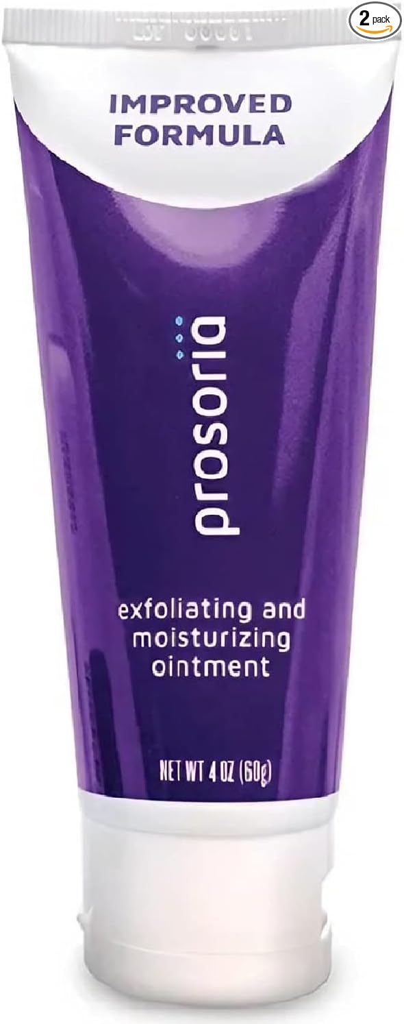 Exfoliating & Moisturizing Ointment – 4oz | Psoriasis Care to Restore Dry, Rough, Cracked or Scaling Skin - Salicylic Acid, Shea Butter, Vitamin E, Steroid-Free | Great for Knees and Elbows