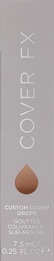 COVER FX Custom Cover Drops, Multi-Use Shade-Adjusting Liquid Deep 5