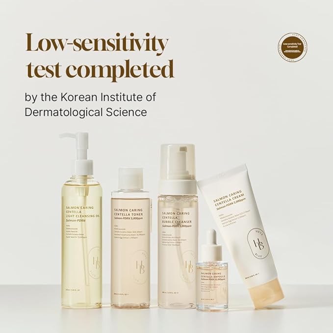 Salmon Caring Centella Ampoule - Salmon PDRN, Salmon Egg Extract, Centella, Madecassoside, Calming, Soothing, Restore and Rejuvenate, Sensitive Skin, Korean Skincare