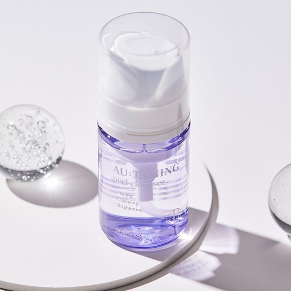 Aulabs AuNano Low pH Good Morning Gel Cleanser 2.36 fl oz with Balances pH, Hydrating, Ideal for Sensitive Skin, Daily Use, Korean Skin Care, Korean Face Wash