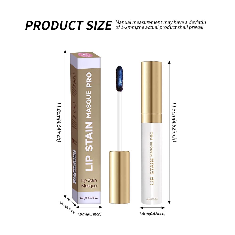 FERLYHR Lip Liner - Peel Off Lip Stain | Long Lasting Matte Lip Tattoo | Transfer Proof, Hydrating Formula with Hyaluronic Acid & Vitamin E | Vegan & Cruelty-Free | for All Skin Types(9#rose beige,)