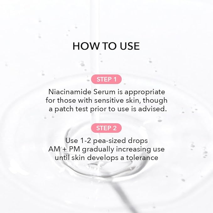 Collagen Niacinamide Serum, For Discoloration/Minimizing Large Pores, Niacinamide, Zinc, Peptides & Hyaluronic Acid, Korean Skincare, Paraben-Free, 50ml/1.69 fl oz,