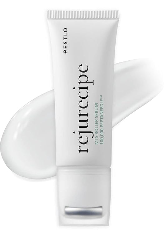 PESTLO Rejurecipe Spicule Roller Serum 50ml (1.69 fl oz) - Exfoliating & Hydrating Serum with Spicule Technology, Phyto-PDRN for Face, Neck, Décolleté with Gua Sha