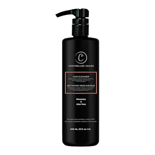 Controlled Chaos As Seen on Shark Tank Sulfate Free Hair Cleanser for Build Up – Deep Cleansing & Hydrating Scalp Cleanser for All Hair Types – Ideal for both Men & Women, Made In USA (32 oz)