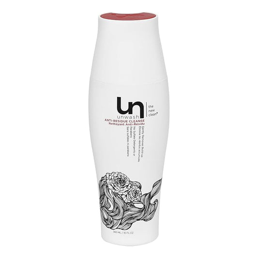 Unwash Anti-Residue Cleanse - Gentle, Ph-Balanced Clarifying Shampoo for Build Up Dirt and Oil, Safe for All Hair Types, 10 fl oz