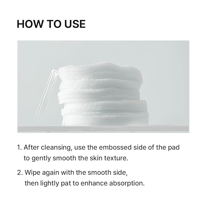 Needly Daily Toner Pad, Exfoliating Facial Pads with BHA & PHA, Deep Hydration, Pore Minimizer for Face, Centella, Tea Tree, High Volume Essence, Extra Large Cotton Pad, Korean Skin Care (80 Pads)